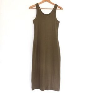 Everlane Organic Cotton Ribbed Tank Dress